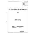 NIKON AF ZOOM-NIKKOR 24-50MM F/3.3-4.5D Instrukcja Serwisowa