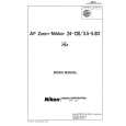 NIKON AF ZOOM-NIKKOR 24-120 3.5-5.6D Instrukcja Serwisowa