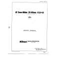 NIKON AF ZOOM-NIKKOR 35-105MM F/3.5-4.5D Instrukcja Serwisowa