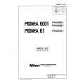 NIKON PRONEA600I Instrukcja Serwisowa
