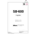 NIKON SB-600 Katalog Części